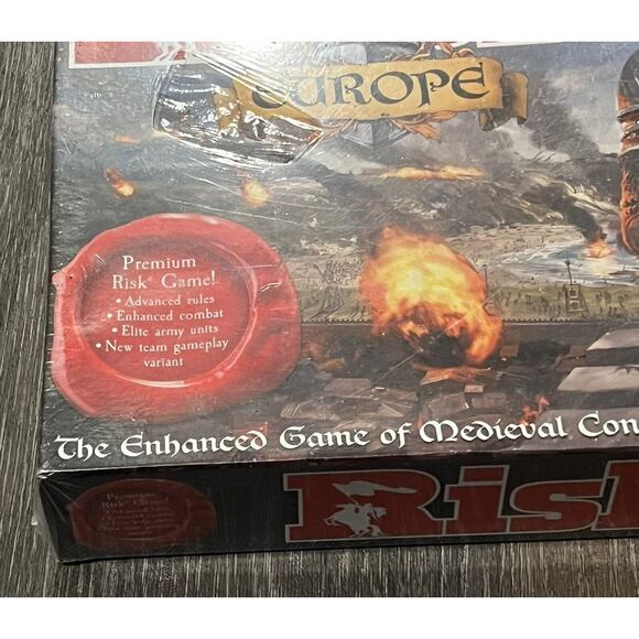 NEW Risk Europe: The Enhanced Game of Medieval Conquest New Sealed 2019 Hasbro - Picture 4 of 7